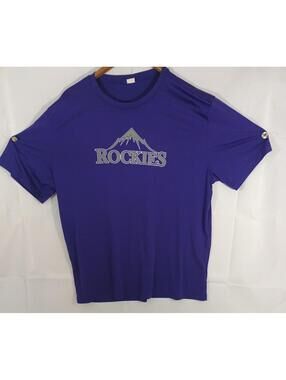 CO Colorado ROCKIES Short Sleeve T-Shirt COACH Sport-Tek Size 2XL Men's RN 90836